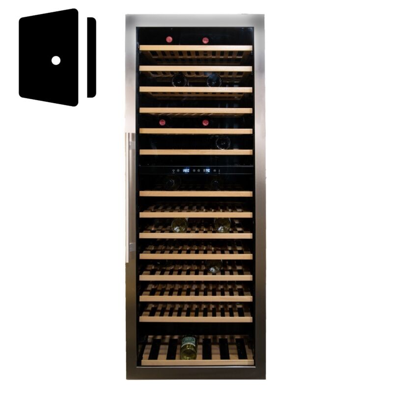 Deur RVS - Vinata Presanella wijnklimaatkast - 150 flessen