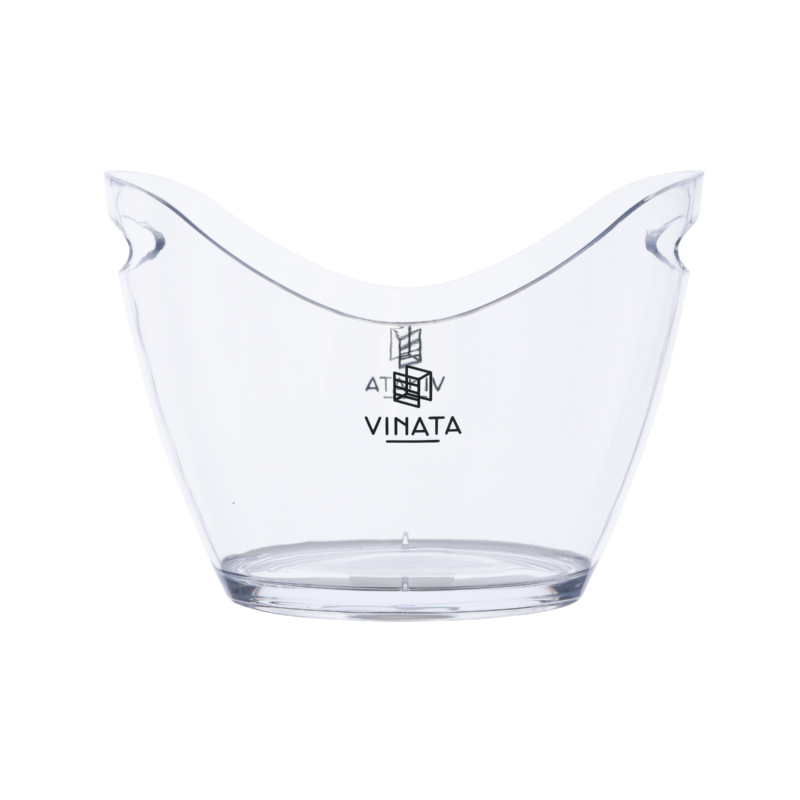 Vinata Bartolo wijnkoeler - transparant - 3.5 L