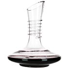 Vooraanzicht decanter Milano met rode wijn
