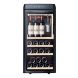 Vinata Forcellina wijnklimaatkast - retro zwart - glazen deur - 42 flessen