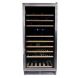Vinata Wijnklimaatkast Premium met RVS glazen deur - 110 Flessen