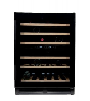 Wijnklimaatkast Premium met vol glazen deur - 51 flessen | Wijnklimaatkast.nl - wijnkast - witte wijn - rode wijn - wijnkoeler - wijn koeler - wijn bewaren - wijn opbergen - wijnrekken - wijn rekken