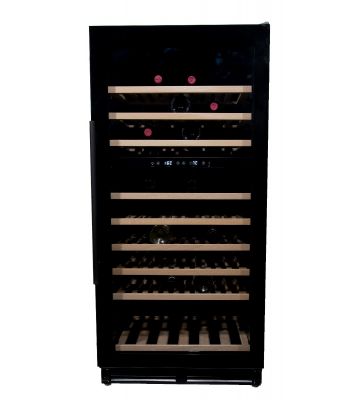 Wijnklimaatkast Premium met vol glazen deur - 110 flessen | Wijnklimaatkast.nl - wijnkast - witte wijn - rode wijn - wijnkoeler - wijn koeler - wijn bewaren - wijn opbergen - wijnrekken - wijn rekken