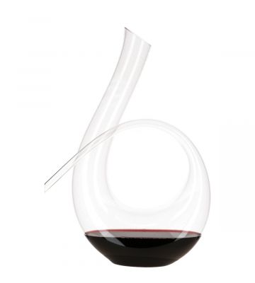 Vinata decanter Roma vooraanzicht met rode wijn