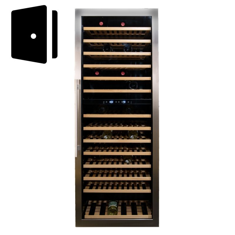 Deur RVS - Vinata Presanella wijnklimaatkast - 150 flessen