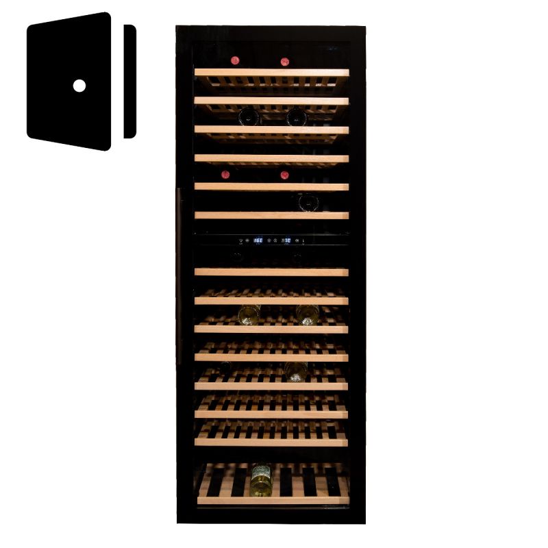 Deur vol glas - Vinata Presanella wijnklimaatkast - 150 flessen