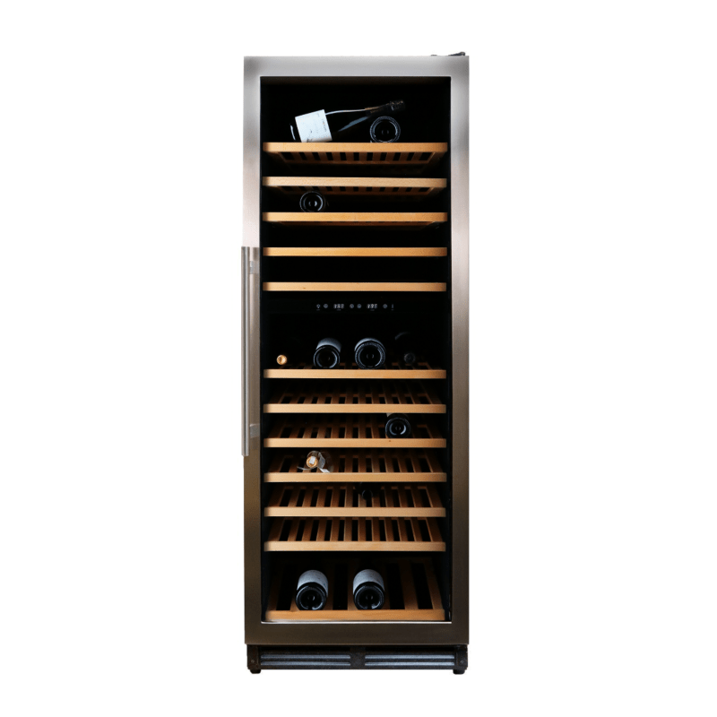 Vinata Presanella wijnklimaatkast - glazen deur met RVS rand - 150 flessen