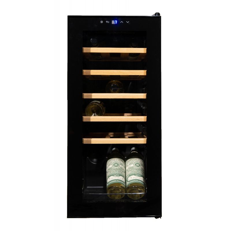 Vinata Lavina wijnkoelkast - vol glazen deur - 18 flessen